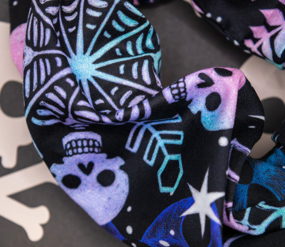 Spooky Frost Flair: The Chill Factor in Kawaii Noir’s New Limited Edition Scrunchies